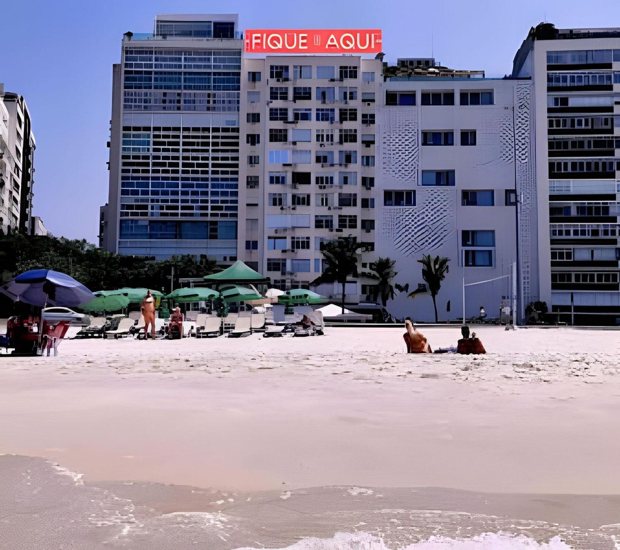 Studio Pe Na Areia Em Copacabana Rio de Janeiro Dış mekan fotoğraf