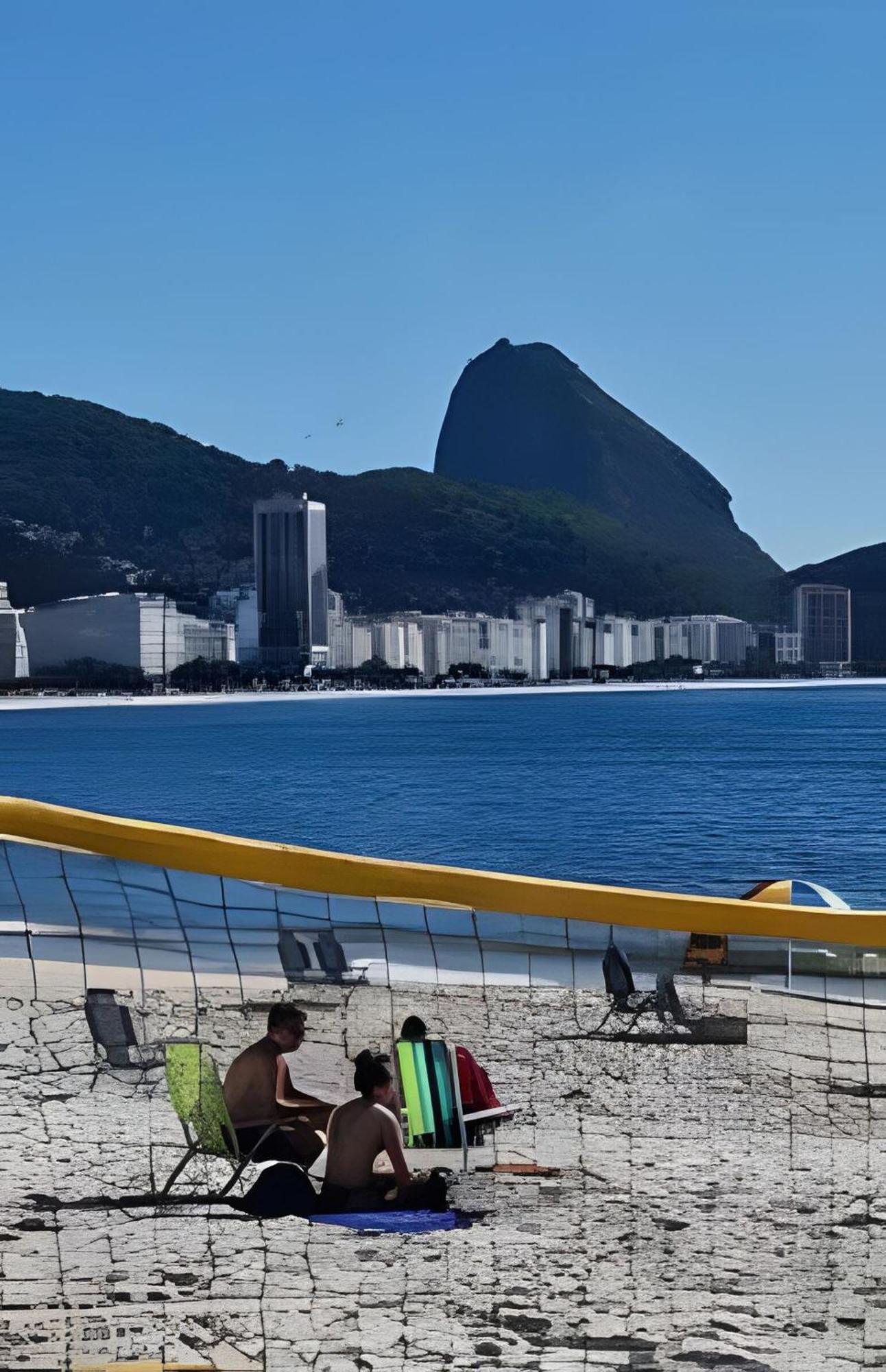 Studio Pe Na Areia Em Copacabana Rio de Janeiro Dış mekan fotoğraf