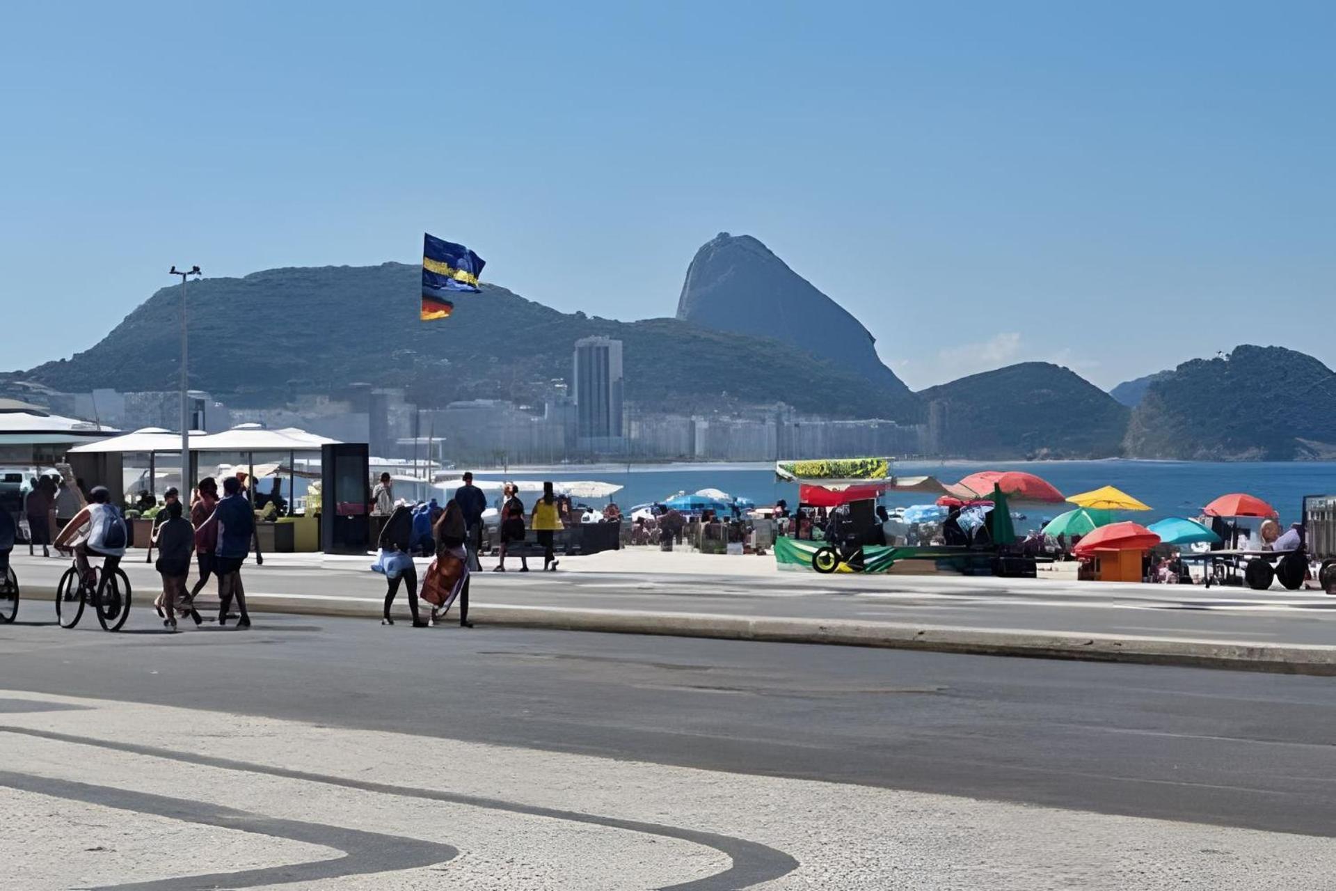 Studio Pe Na Areia Em Copacabana Rio de Janeiro Dış mekan fotoğraf
